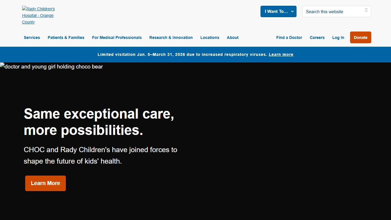 Children's Hospital of Orange County, part of Rady Children's Health